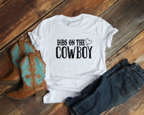 Dibs on the Cowboy SVG cut file for Cricut or Silhouette Digital Download