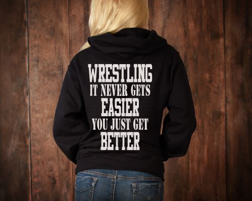 Wrestling It Never Gets Easier You Just Get Better SVG Digital Download